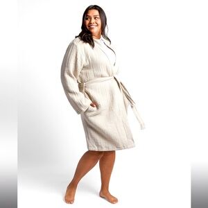Parachute Cloud Cotton Robe in Bone
